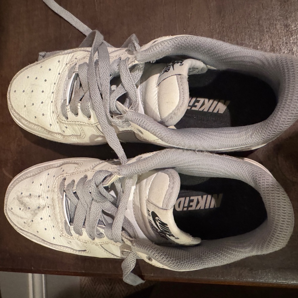 Nike White and Gray Sneakers